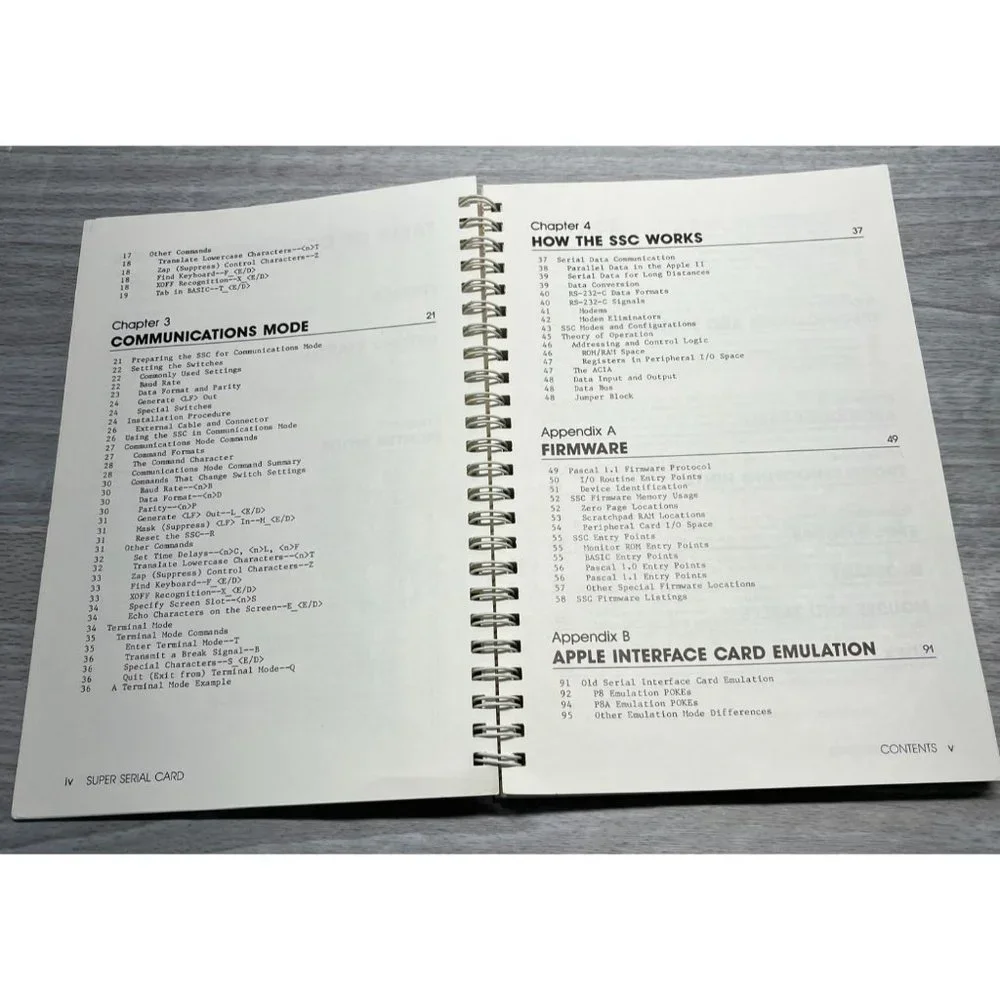 Super Serial Card Manual for Apple Computer II II+ IE IIGS 1981 Installation